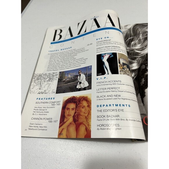 Bazaar Magazine February 1991 Cybill Shepherd Fashion Country Health Beauty - Picture 8 of 8